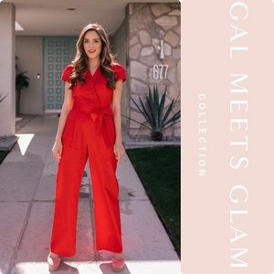 Gal Meets Glam Camille Cotton Jumpsuit